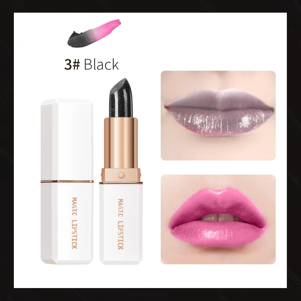 Blue Rose Lipstick Makeup Temperature Color Changing Lipstick Velvet Matte Moisturizing Waterproof Non-stick Cup Shiny Lipstick