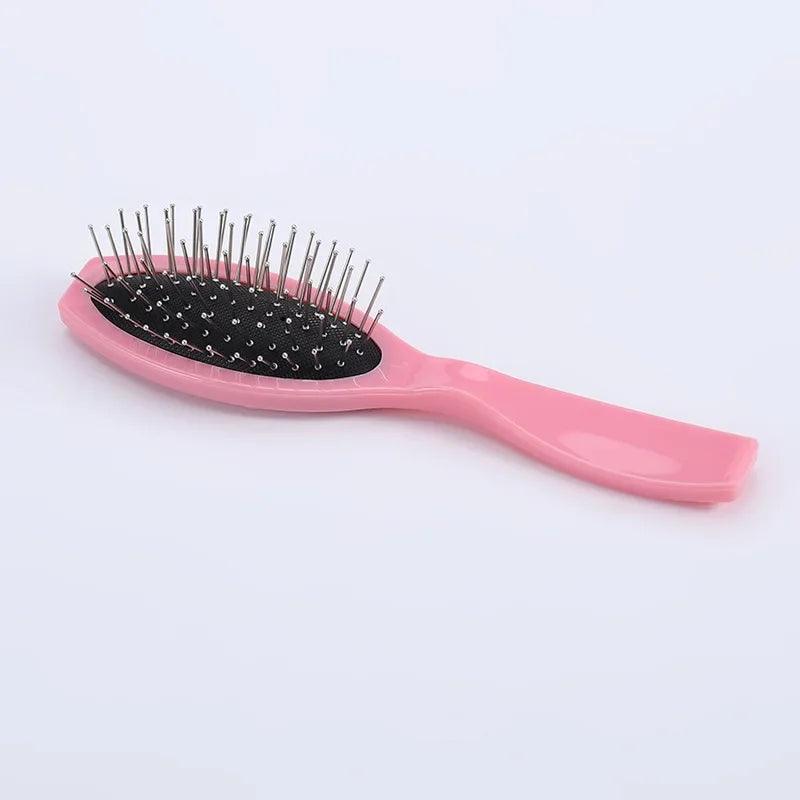 Women Steel Pin Wig Wide Tooth Pocket Combs Barber Detangling Metal Comb Men Travel Mini Hair Brush Potent Untangling Antistatic