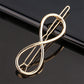 Triangle Moon Hairpin Fashion Women Metal Frog Clip Word Clip Elegant Star Round Barrette Alloy for Ladies Hair Accessories