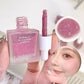 Bubble Blusher Liquid Hydrating Berry Pink Cheek Enhances Color Powder Rendering Moisturizing Longlasting Beauty Rouge Makeup