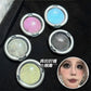 Metallic Glitter Blue Eye Shadow Cream Monochrome Eyeshadow Palette Pearlescent Polarized Brightening Silkworm Highlighter Cream