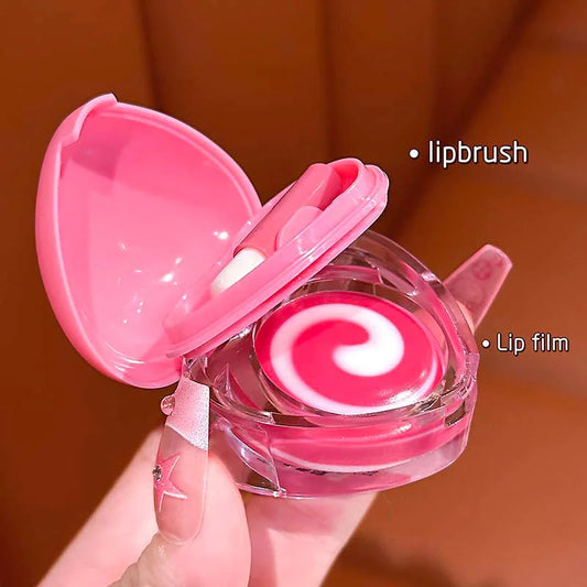 Luckgo Heart Dual Color Lip Mask: Creates Pink-Toned Lips and Provides Moisturizing Hydration, as Well as Lip Care and Wrinkle Improvement Effects. A Must-Have for the Winter Season with a Girlish Touch, and Also Suitable as