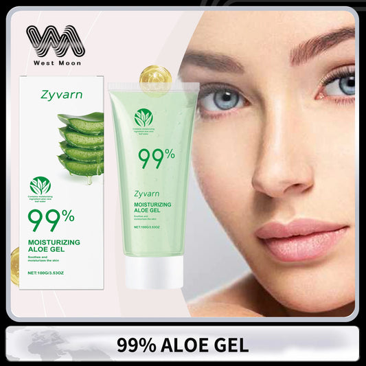 99% Aloe Gel for Repairing Sunburn Damaged Skin Antioxidant Even Skin Tone Moisturizing Soothing Anti Acne Brightening Face Care