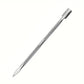 Multicolor Double-ended Stainless Steel Cuticle Pusher Dead Skin Push Remover For Pedicure Manicure Nail Art Cleaner Care Tools