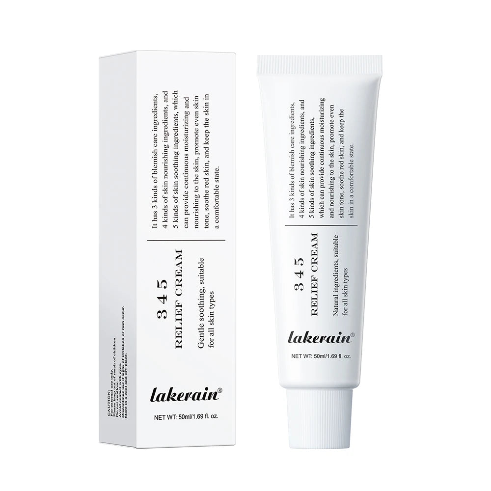 345 Relief Cream Comprehensive solution to skin problems Anti-sugar and antioxidant Brightening skin Improving acne marks Moistu