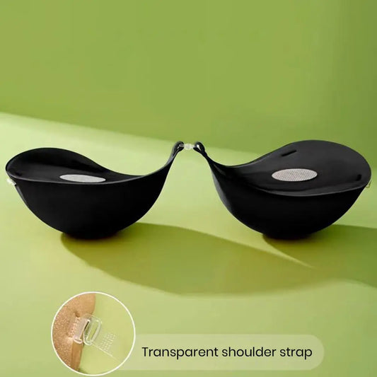 Bra Chest Patch Thick Invisible Silicone Bra Pads Chest Stickers Lift Up Strapless Nipple Covers Bridal Wedding Dress