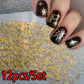 12sheets Laser Sliver Snowflakes/snowballs 3D Christmas Nail Art Decals Dreame Laser Santa Claus Snowman Nail Stickers Charms﻿