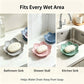 2Pcs Lotus Design Silicone Soap Holder with Drain, Drainage Soap Box, Portable Bathroom Shower Soap Storage Accessory