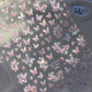 Shiny Jelly Butterfly Charming Golden Gradient Bowknot 5D Self Adhesive Nail Art Sticker Flower Petal Rhinestone Manicure Decals
