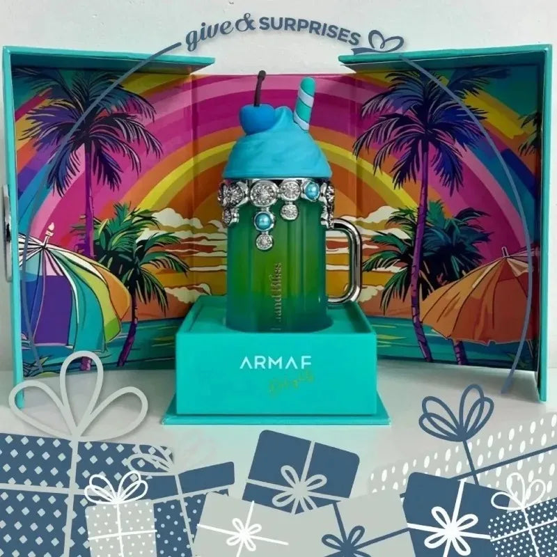 Armaf Island Bliss Eau de Parfum Spray 100ml Original Arab Perfumes Lasting Floral Fruity Senct Perfume Cologne for Women Makeup