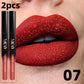 19 colors Matte Velvet Lip Gloss Waterproof Liquid Lipstick Nude Black Lips tint Makeup Lip Glaze Cosmetics Red Lip Stain Beauty