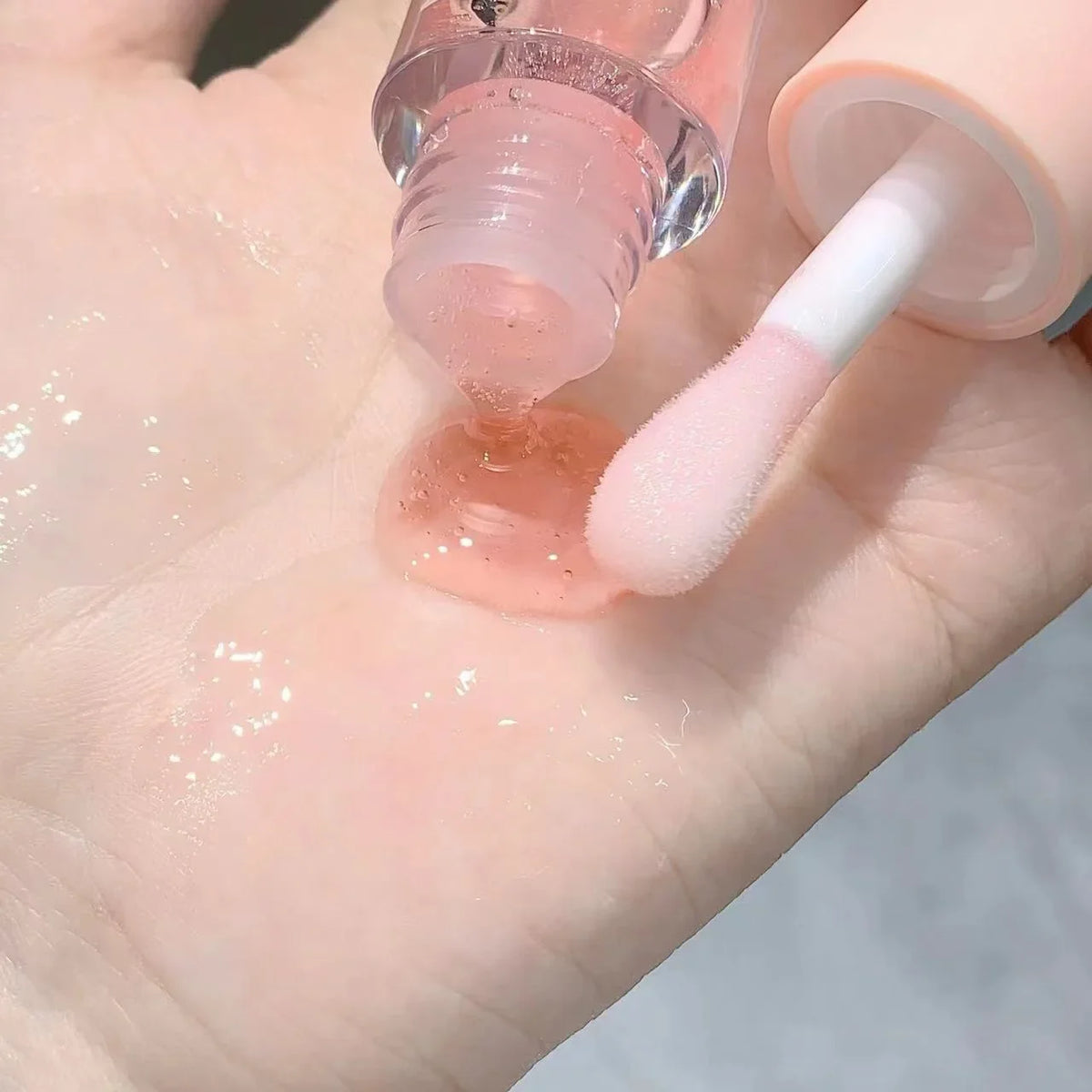Moisturizing Honey Lip Gloss Fading Lips Lines Lips Care Essence Oil Transparent Grape Purple Lemon Green Nutritious Lip Oil