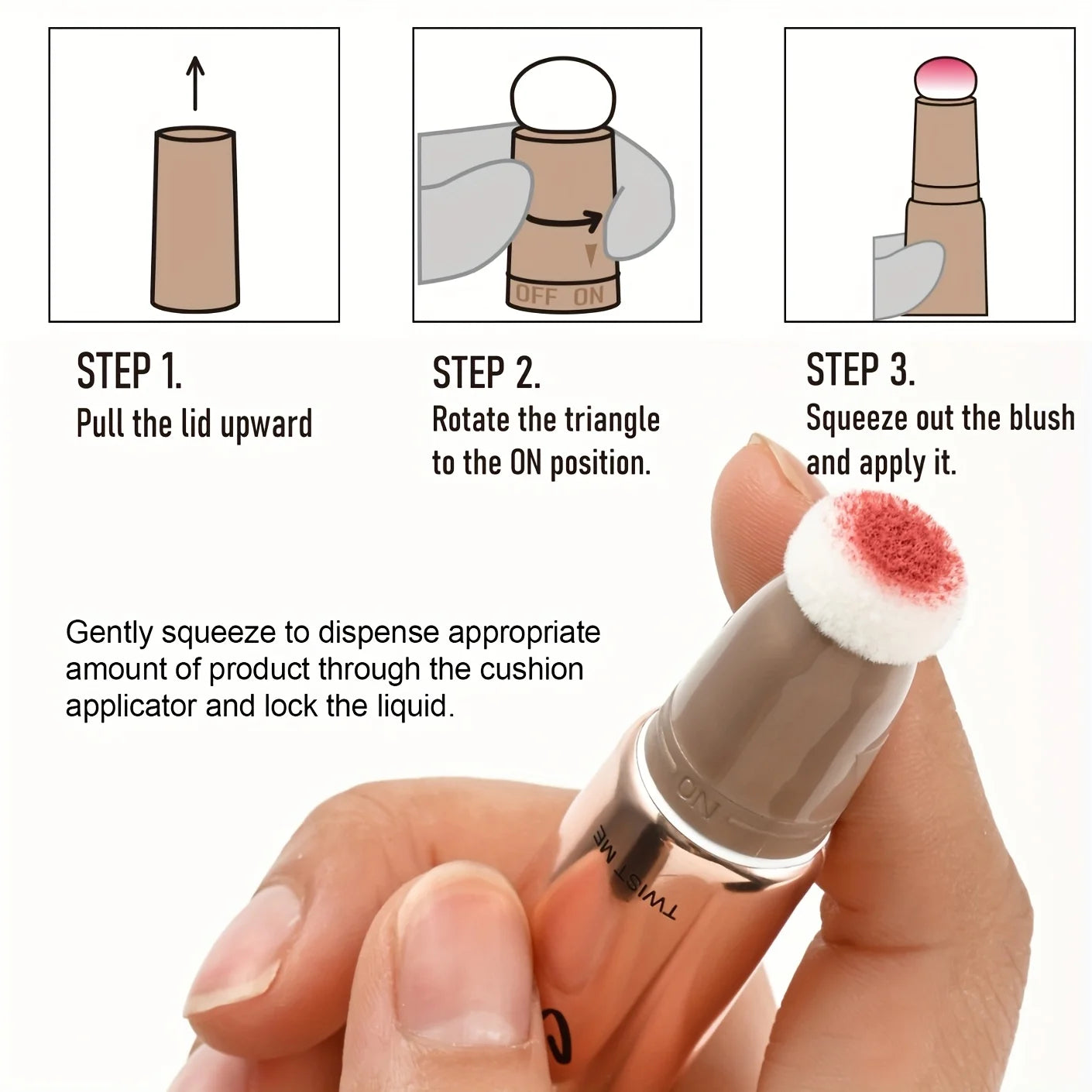 6 Colors Matte Blushers Natural Redness Highlighting Highlighter Brightening Fine Shimmer Liquid Blush Stick