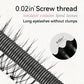 Steel Tube Mascara-Special Spiral Brush, Waterproof Long-Lasting Silk Fiber Mascara, Keep Each Eyelash Curled for a Long Time Ma