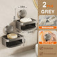 1Pcs Double-Layer Soap Container Bathroom Soap Dishes Holder Self Draining Soap Box with Suction Cups for Bathroom Accessories