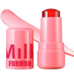 3-in-1 Milk Jelly Tint Facial Blusher Wand Moisturized Long Lasting Matte Rouge Cheek Contour Lipstick Sticker Beauty Makeup