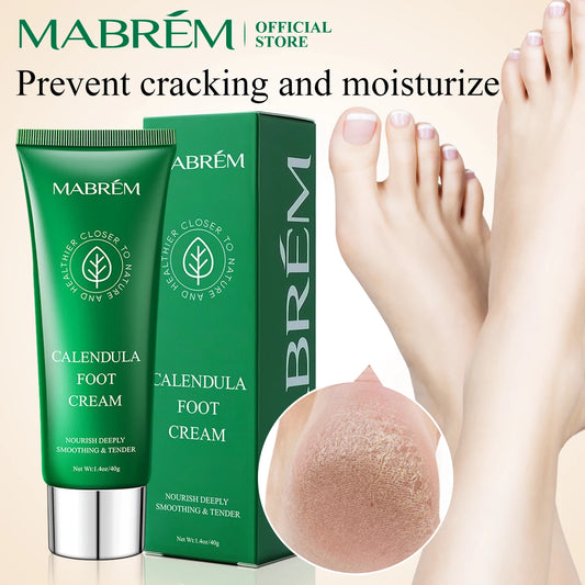 MABREM Anti-cracking Foot Cream Anti-freeze Moisturizing Protection Cream Exfoliating Foot Cream 40g