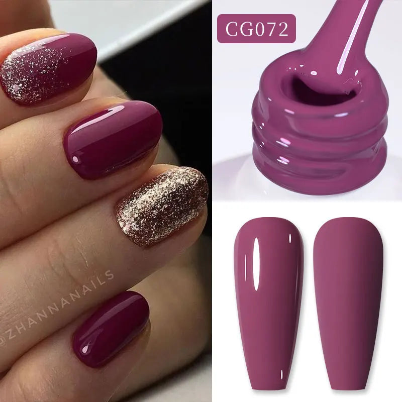 BORN PRETTY 10ml Sparkling Glitter Reflective Gel Nail Polish Sparkly Holo Shiny Pink Silver Black Gel Nail Art Salon Varnish