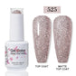 Clou Beaute Glitter Gel Nail Varnishes Winter Color Sparkling Sequins Soak Off UV LED Varnish Nail Art Decoration Base Top Coat