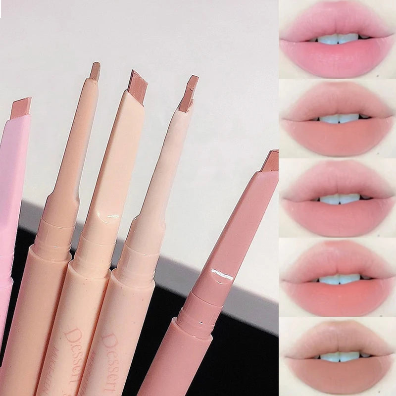 MUGE LEEN Dessert Lip Liner automatically swivel waterproof, long-lasw ...