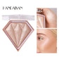 Natural Diamond Highlighter Powder 5 Color Shimmer Contour Nose Shadow Brightening Face Makeup Cosmetics Palette