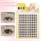 DINGSEN 10 rows Individual Eyelashes Wholesale 10-12mm Cluster Lashes Natural Anime False Kake Eyelashes Extension Makeup