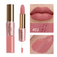 2 In 1 Matte Liquid Lipstick Long Lasting Color Moisturizing Waterproof Non Stick Cup