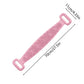 Silicone Brushes Bath Towels Rubbing Back Mud Peeling Body Massage Shower Extended Scrubber Skin Clean Shower Brushes