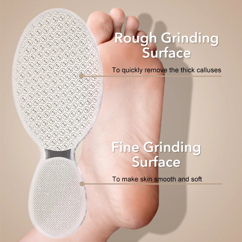 1pcs Nano Glass Double-sided Foot Rasp Heel File Hard Dead Skin Callus Remover Exfoliating Pedicure Care Foot File Tool