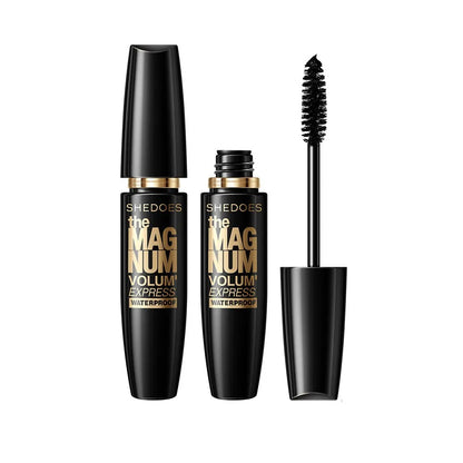 5D Black Waterproof Mascara Lengthens Eyelashes Extension Thick Silk Fiber Mascara Female Makeup Eye Cosmetics Tools for Gifts