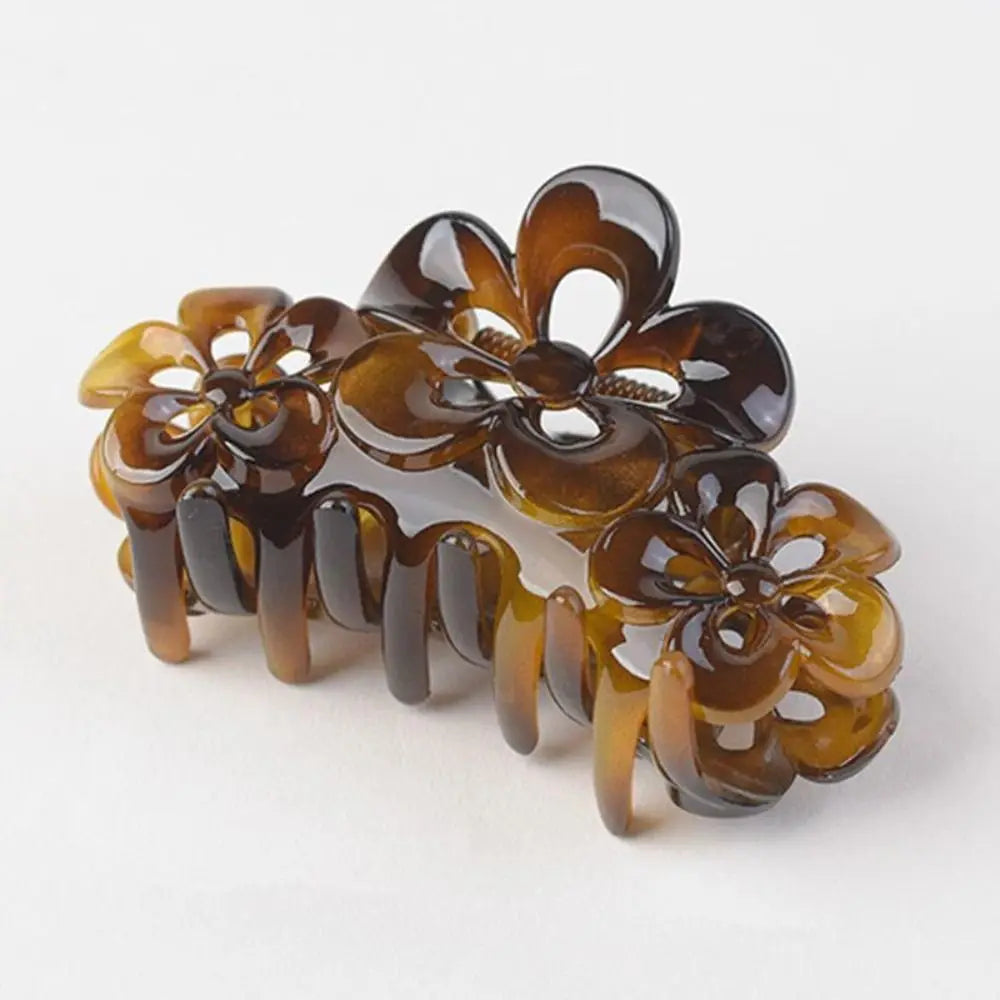 Fashion Sweet Flower Hair Clip Wash Up Accessories Headwear Hair Pins Resin Hair Claw Women