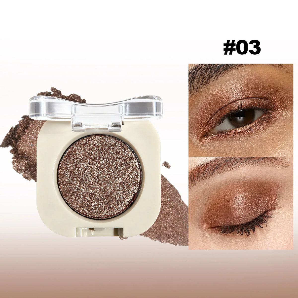 Monochrome Matte Brown Eyeshadow Primer Makeup Lasting Smooth Easy To Wear Nature Brighten Silkworm Eyeshadow Palette 12Colors