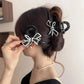 1PC/2PCS Elegant Bowknot Acetate Hair Clip, Light Luxury High-End Sense, Stylish Shark Clip for the Back of the Head