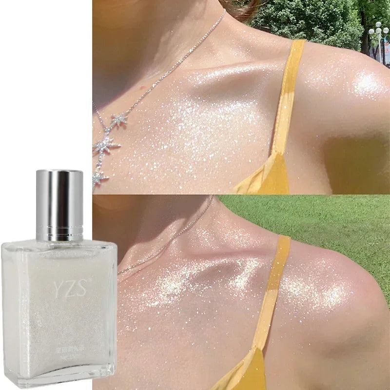 Liquid Highlighter Makeup High Glossy Pearlescent Body Face Shimmer Shine White Eyeshadow Highlighter Contouring Stick Cosmetics