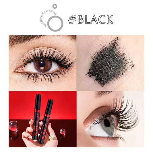 3D Mascara Waterproof Extra Volume Long -lasting Hyper-Curl Lengthening Eyelash Non-smudging Eyelashes Black Mascara Makeup