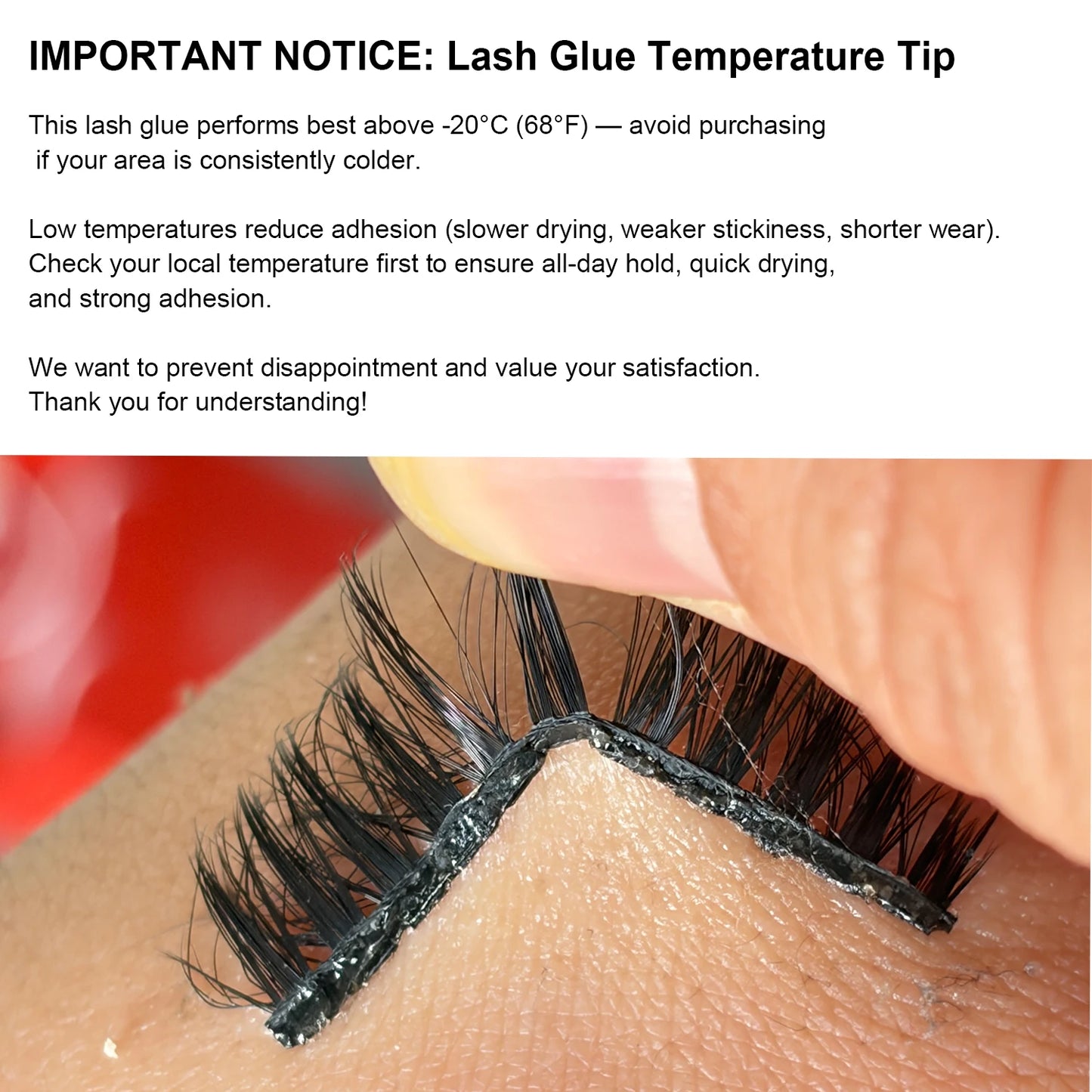 RED SIREN False Eyelash Glue Latex-Free Waterproof Super Strong White Glue for Eyelashes 5ml Full Strip Lashes Glue Makeup Tool
