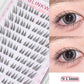 No Glue Needed Idol False Eyelashes Large Capacity 7-9mm Self Adhesive Eyelashes tweezers DIY Lash Extension Cluster Lashes