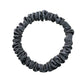 100% Real Mulberry Silk Skinnies Scrunchies Hair Bands Ties Gum Elastics Ponytail Holders No Damage for Women Girls 22 Momme 1CM