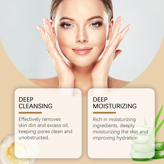 Aloe Vera Soothing Gel Deep Moisturizing Sunburn Repairing Improve Acne Relieve Redness Sensitive Skin Hydrating Facial Cream