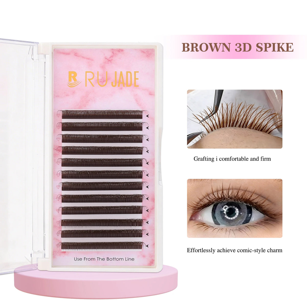 2D Y Single Tip Eyelash Extension 3D 4D W Natural Soft Wispy Eyelashes Individual False Lashes Mesh Net Cross Lash Makeup Cilio