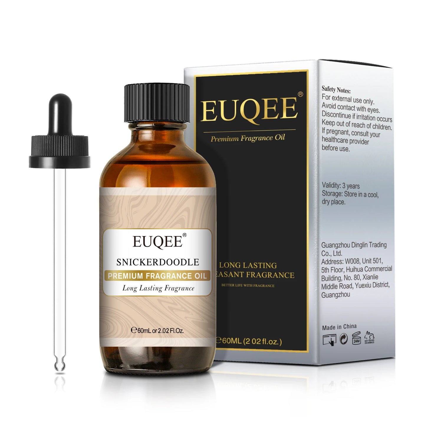 EUQEE 60ml Men's Fragrance Oils with Glass Dropper Leather Dragons Blood Forest Pine Chocolate Aroma Oils For Car Diffusion