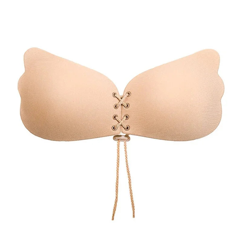 1/2pairs Silicon Adjustable Nipple Bra Tape Invisible Lift Push Up Bra Breathable Adhesive Reusable Breast Pad Bra