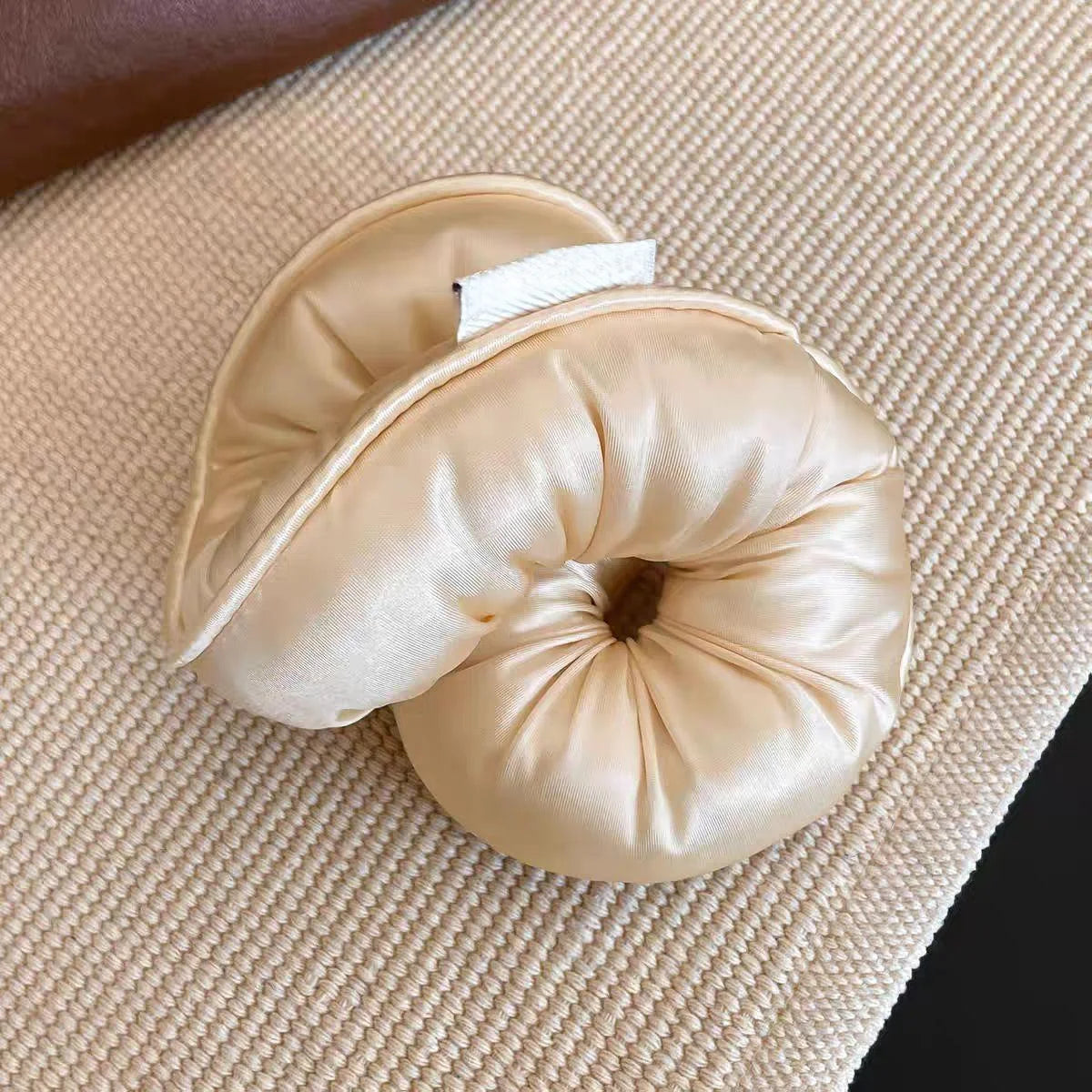 Sleep Scrunchies for Women Silk Satin Large Sponge Hair Band Elastic Ponytail Holder No Crease Soft Hair Accessories Hair Ties
