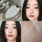 Chameleon Smoked Blue Eyeshadow Monochrome Diamond Highlighter Contouring Palette Fine Flash Brighten Metallic Eye Shadow Makeup