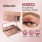 Mini Soft Pink Eyeshadow Palette Long Lasting All-Day Wear Brighten Eyes Matte & Shimmer Shadow Smooth Texture Eyeshadow Palette