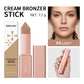 3D Bronzer Contour Stick Face Makeup Lasting Smooth Contour Bronzing & Contouring 2 IN 1 Creamy Bronze Stick Cosmetics 5 Colors