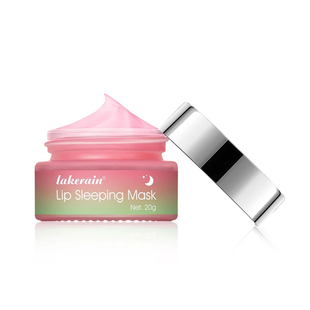 Lakerain Moisture & Collagen Booster Lip Sleeping Mask - Treatment to Restore, Hydrate & Plump Dry Chapped Lips