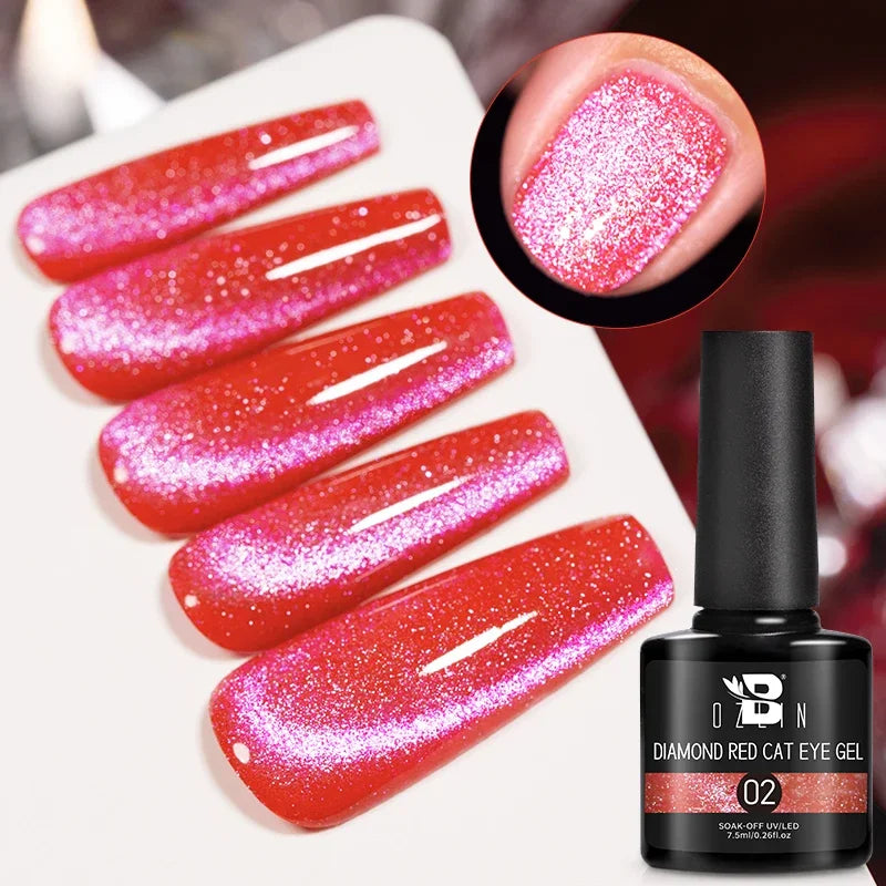 AWStorG 7.5ml Starlit Cat Magnetic Gel Nail Polish Must need Black Gel-Polaris Light Soak Off UV Gel Varnis Semi Permanent DIY