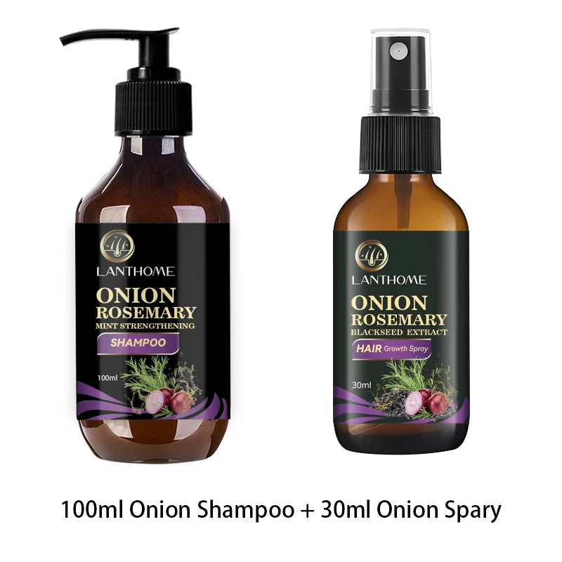 Hair Shampoo For Fast Hair Growth Rosemary Onion Hair Regrowth Shampoo Anti Hair Loss Effective Within 7 Day Hair Care Spray