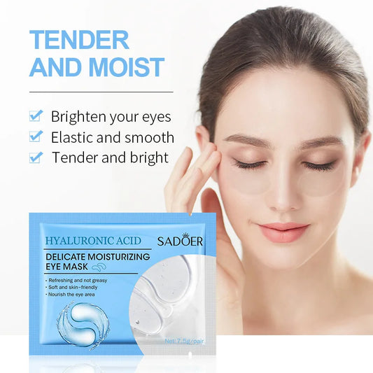 5/10/20 Pairs SADOER Crystal Collagen Eye Mask Anti Dark Circles Removal Eyes Bag Moisturizing Eye Patches Beauty Eyes Skin Care